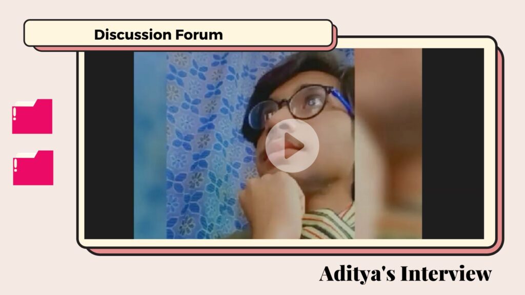 Infinity Project Discussion Forum - Aditya
